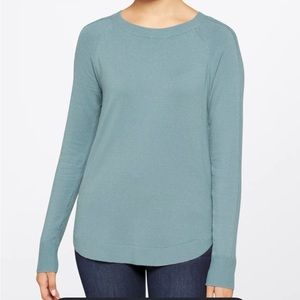Stitch Fix - Pink Clover - Large - Blue - Shai Long Sleeve Sweater